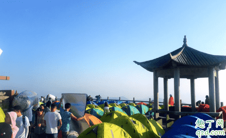 武功山自己搭帳篷需要場地費嗎 武功山露營洗漱方便嗎3