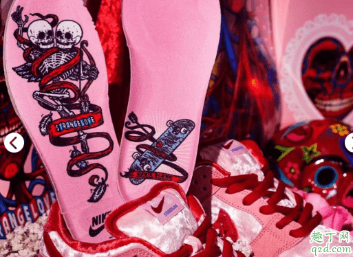 Nike情人節限定SB DUNK粉色多少錢 Nike SB聯名StrangeLove情人節限定在哪買5